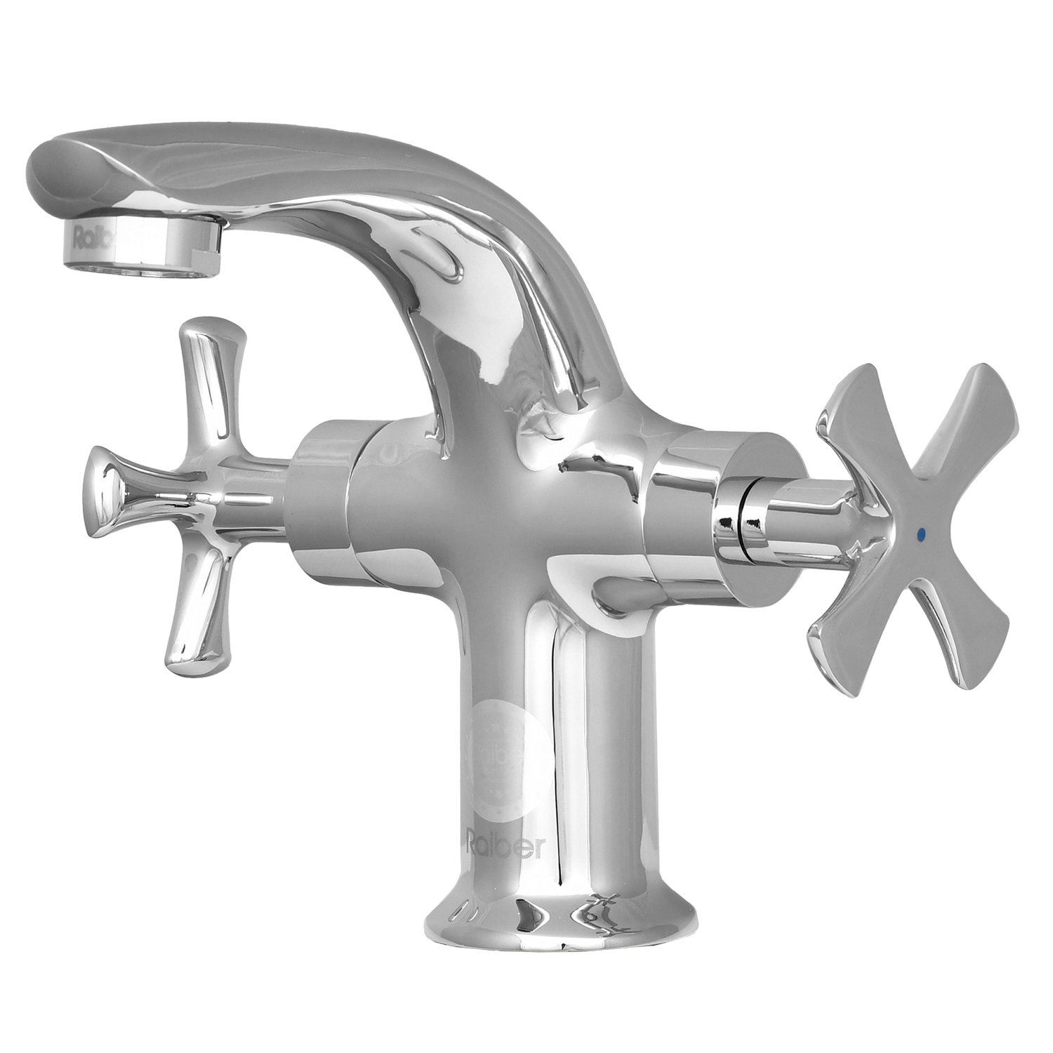 R3301 Смеситель для раковины Logis с двумя рукоятками Raiber 