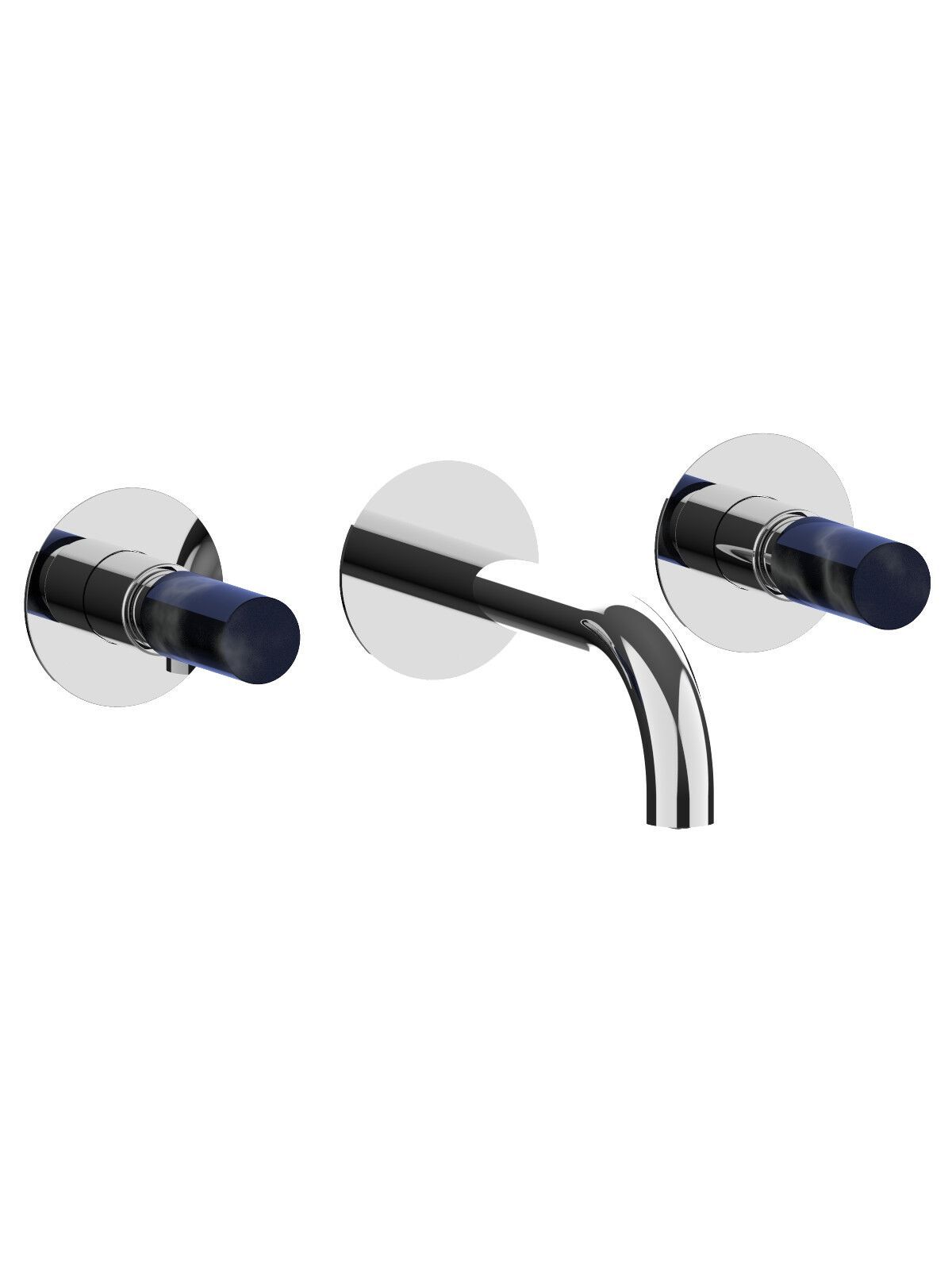 Настенный смеситель для раковины с 3 отверстиями без слива Rubinetterie Frattini Pepe XL ARCH-00037632 - Вид №9