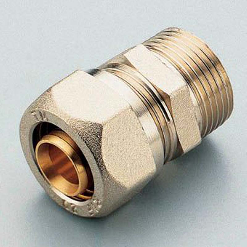 Муфта обжим-Н никелированная TIEMME 16х3/8" 1600046