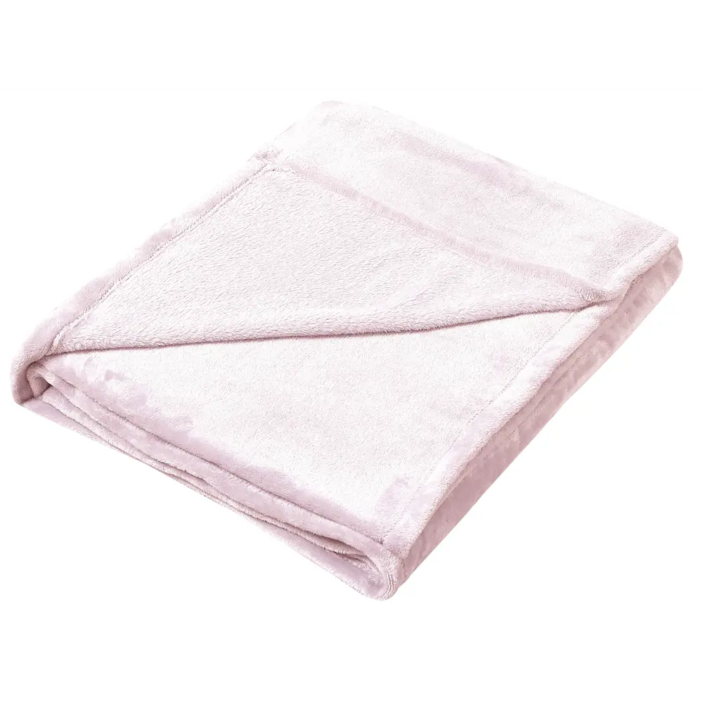 Плед Isin 150х200 см велсофт цвет розовый СТОЛИЦА ТЕКСТИЛЯ STLM-2020676 - Вид №2