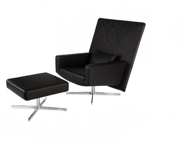 moooi Кожаное кресло с 4 спицами и подлокотниками Jackson sun-id-1452501 - Вид №1