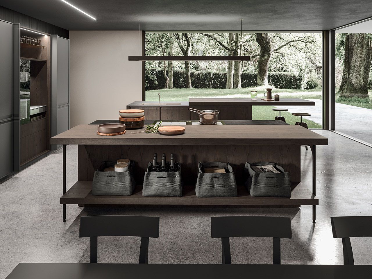 Встроенная кухня с островом Arrital Ak_07 ARCH-00029040 - Вид №10