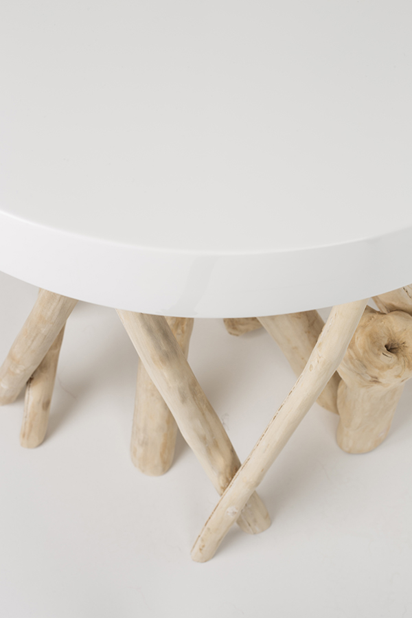 Стол журнальный Cumi Glossy белый Zuiver 4000615 - Вид №6