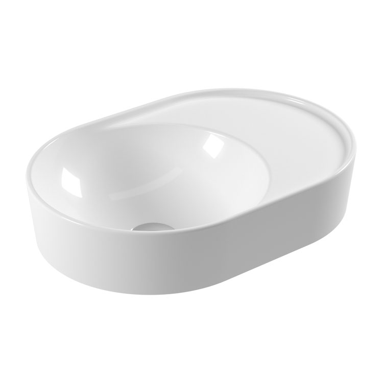 Sp40  SP40 Умывальник с сапфировым стеклом 50x35см Eca  - Вид №1