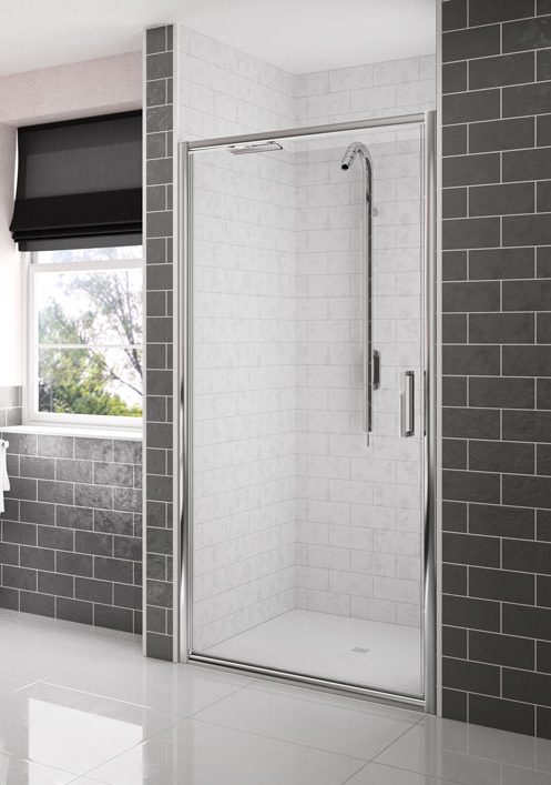 Дверь душевая для установки с боковой панелью AR6NF90 L или R Merlyn Arysto Хромированный  - Вид №1