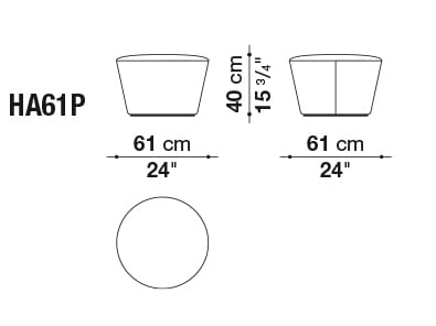 Пуф / журнальный столик B&B Italia Harbor ARCH-00108355 - Вид №6