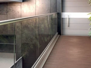 Metalglas Bonomi Балюстрада с клапаном для офсетной фиксации