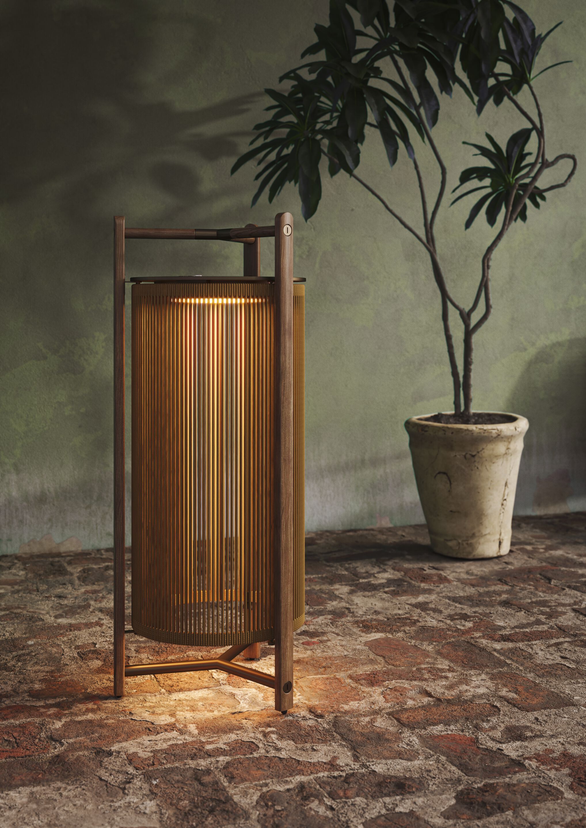 Деревянный светодиодный светильник с регулируемой яркостью Bover Kando ARCH-00141964 - Вид №1