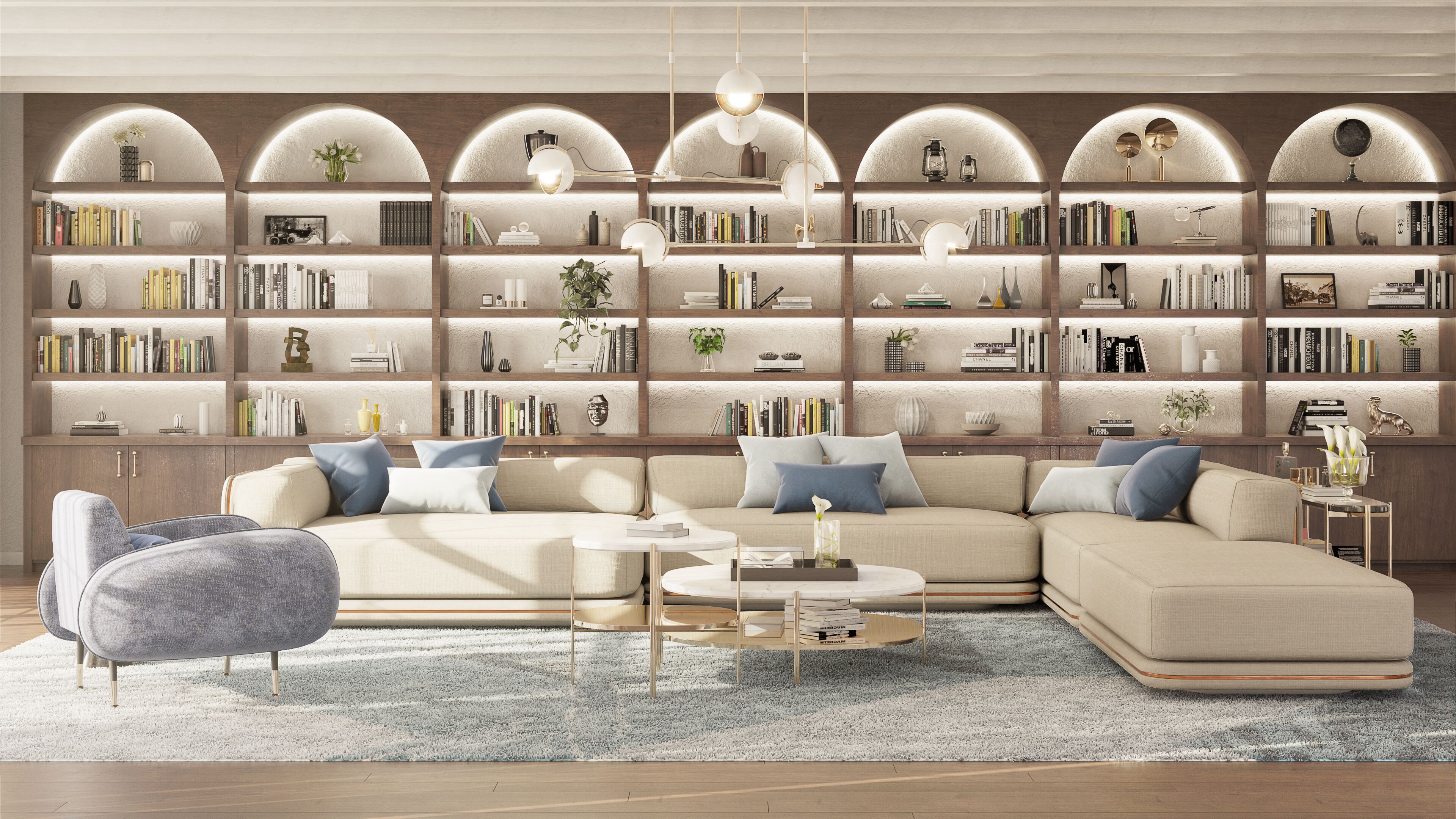 Ткань диван Essential Home DENIS ARCH-00073002 - Вид №4