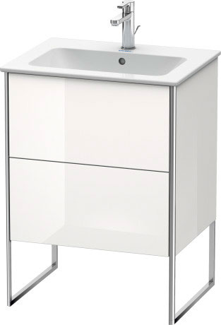 XS444502222 XSquare Тумбочка напольная Белый глянцевый декор Duravit - Вид №2