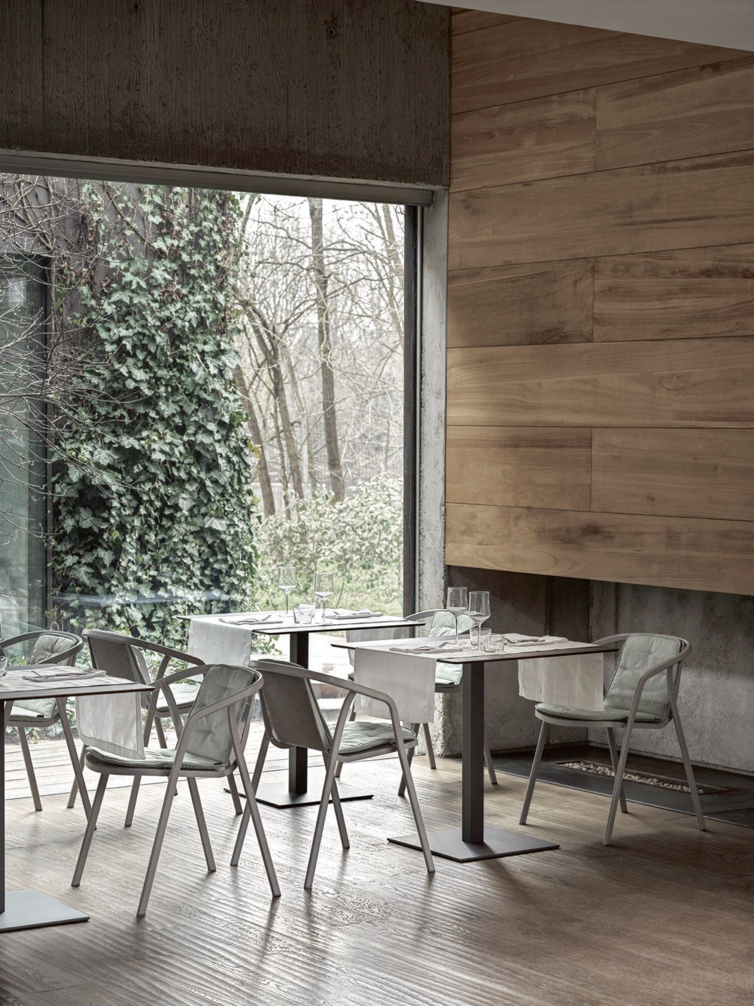 Стальной стул с подлокотниками Bontempi Casa INES ARCH-00049370 - Вид №2