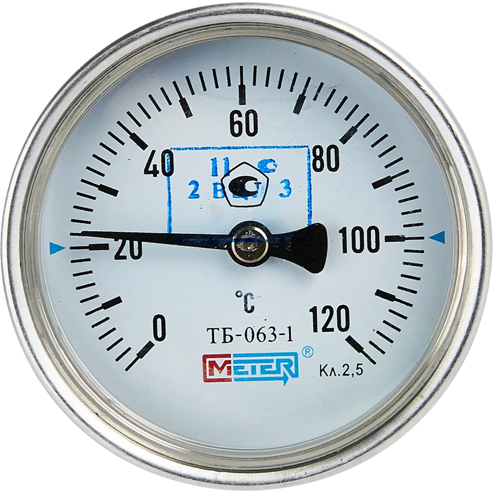 88535136 Термометр погружной Метер 120 C 40 мм 1/2" шток 40 мм STLM-0809662