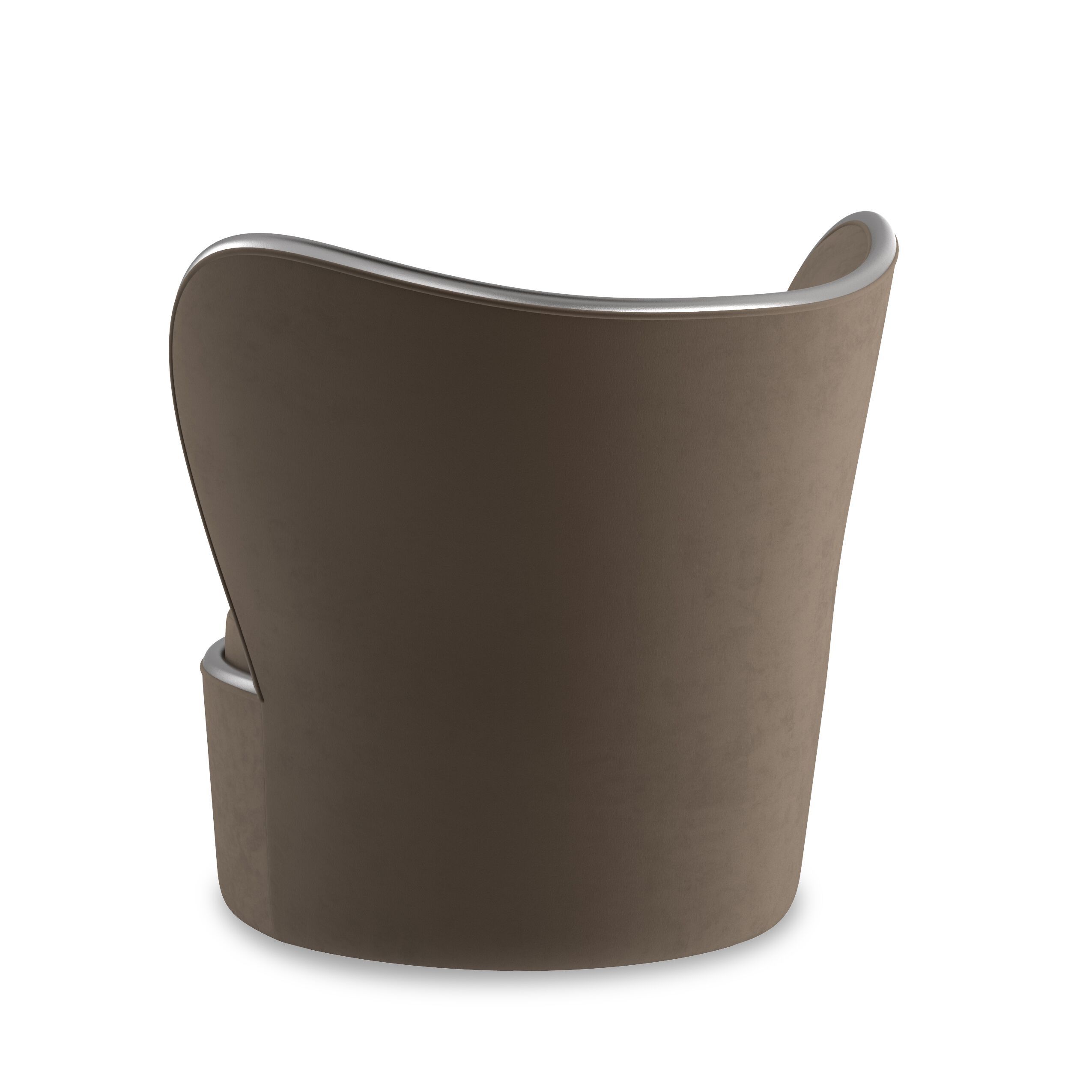 Бархатное вращающееся кресло Caracole MARIPOSA ARCH-00084864 - Вид №1