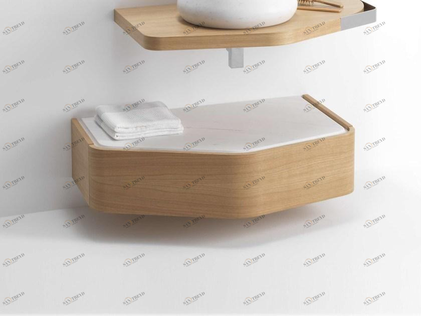 L'ANTIC COLONIAL Подвесной деревянный туалетный столик с ящиками Men{h}ir sun-id-1407864