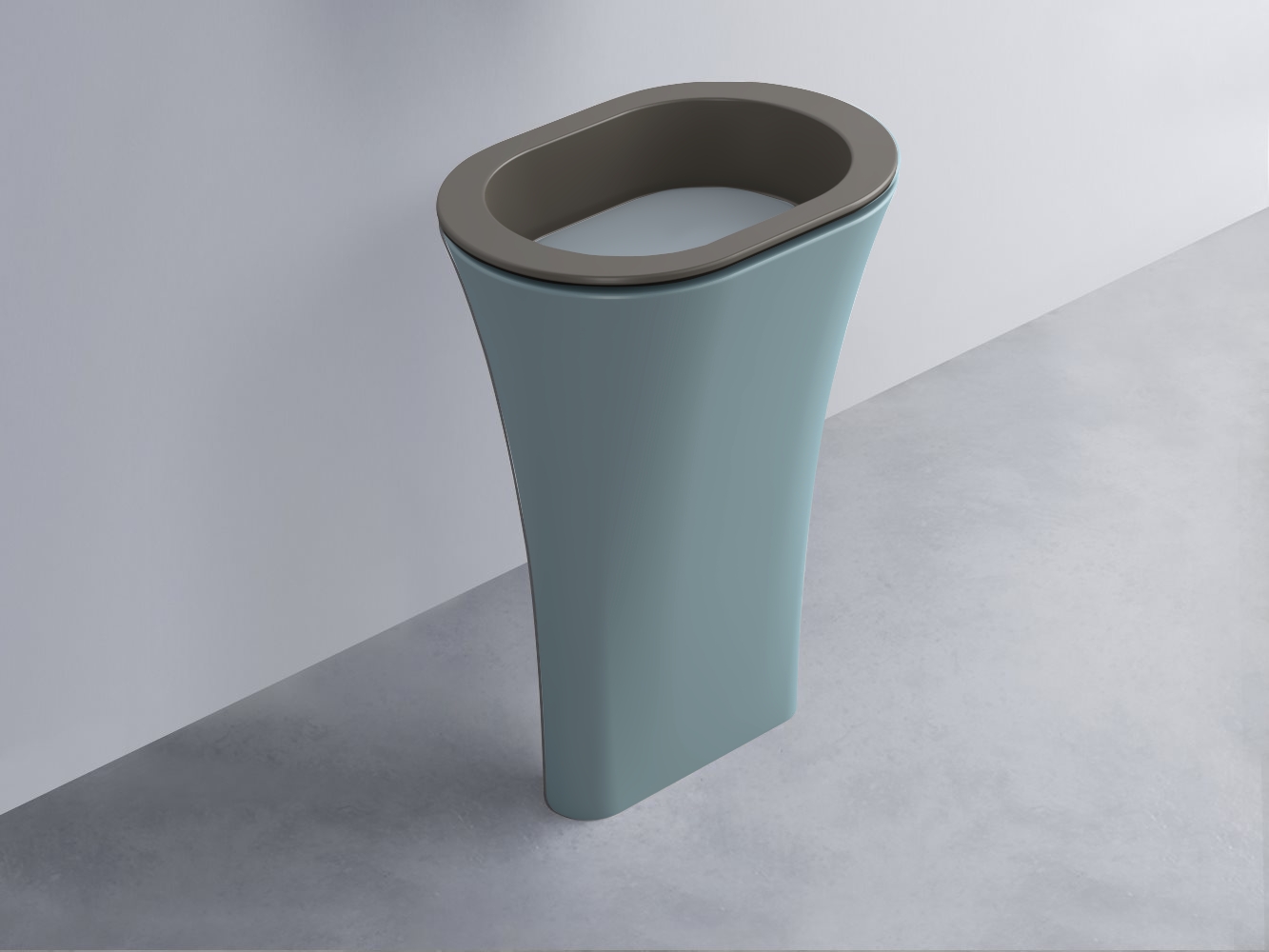 AMLA65-FN+AMPILO-BR+AMCOLO-PL Раковина Amedeo Ovale отдельностоящая cielo Enjoy + Amedeo Ceramica Cielo