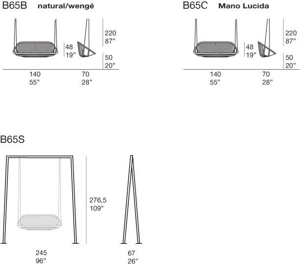 Paola Lenti Кресло-качалка из дерева Swing sun-id-1436571 - Вид №2