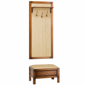 11166,11162 Настенная прихожая Лотос Комби 6/3 Орех Беж BOGACHO