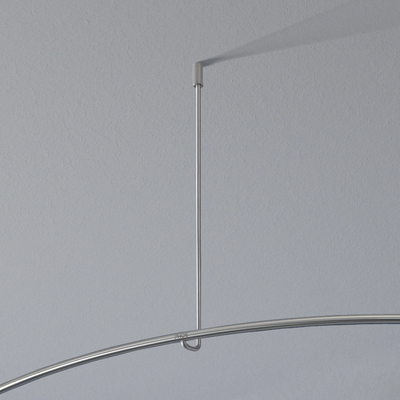 DSB300-850 Квадрант штанги для душевой занавески с радиусом дуги 30 см, 85 x 85 см PHOS  - Вид №2