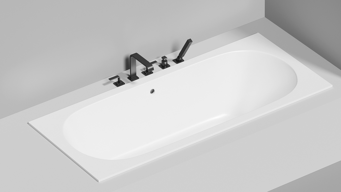 Встраиваемая ORNELLA AXIS 180x80 встраиваемая SALINI 103411G - Вид №3