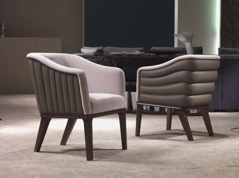 Carpanelli Кресло из ткани с подлокотниками Club Po66/7/8 - Вид №2