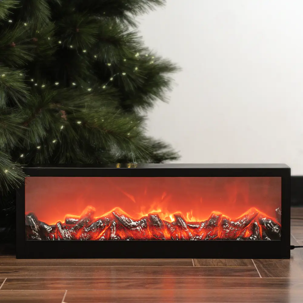 89367792 Светодиодный декоративный светильник-камин "Сириус" пластик 60x10x20см STLM-1468889 Santreyd 