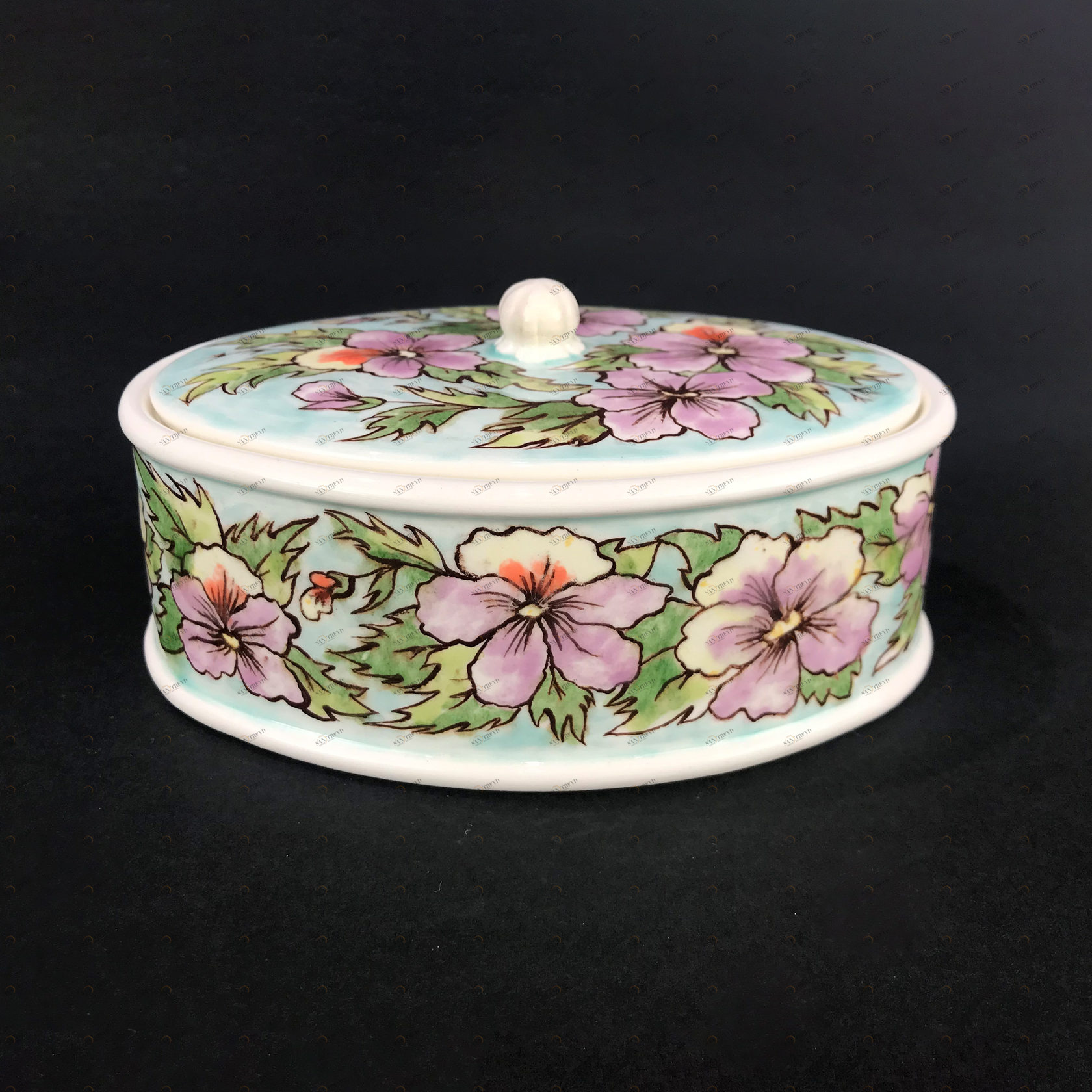 Шкатулка "Анютины глазки" PROVANSFAIENCE sun-id-994535