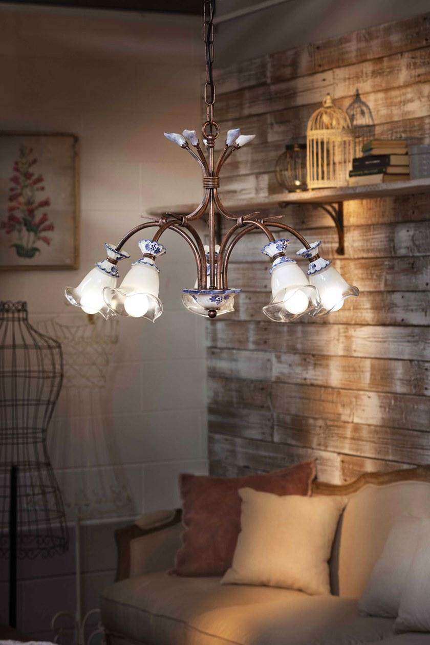 FERROLUCE Керамическая люстра Vicenza C465 - Вид №1