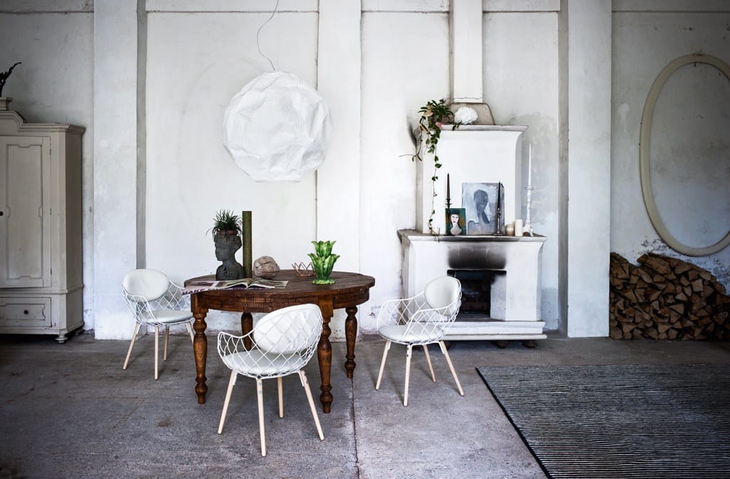 Стальной и деревянный стул с подлокотниками Magis Piña ARCH-00073837 - Вид №1