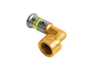 Латунный локоть для газа