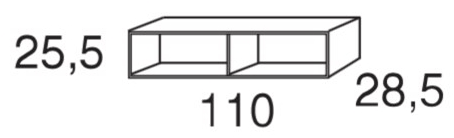 Former In Italia Открытый книжный шкаф из оргстекла My way plus sun-id-1516495 - Вид №1