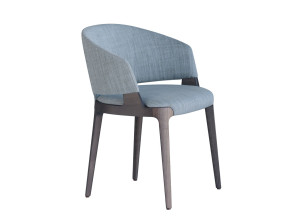 Мягкое тканевое кресло с подлокотниками