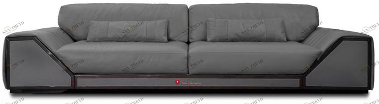 Tonino Lamborghini Casa 3-х местный кожаный диван с обивкой Long beach sun-id-1503395
