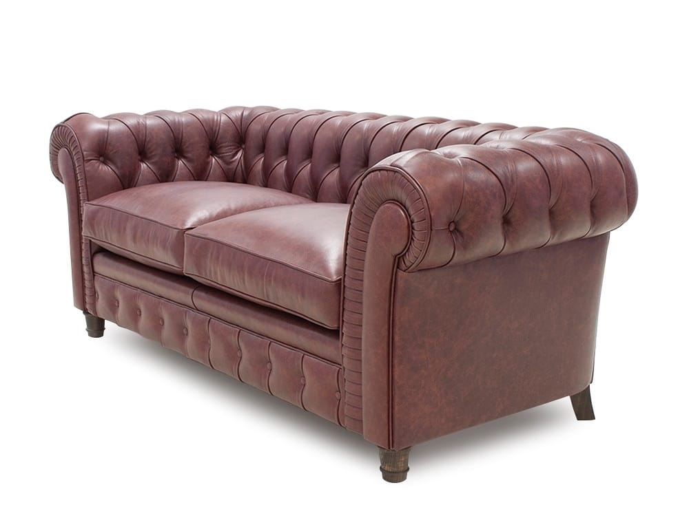 2-местный кожаный капитонный диван CREARTE COLLECTIONS Chesterfield Classic Origins ARCH-00042266 - Вид №1