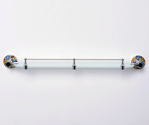 Diemel K-2244 Полка стеклянная с бортиком Santreyd  - Вид №1