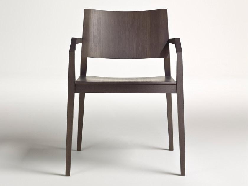 i 4 Mariani Стул дубовый с подлокотниками sun-id-1431339 - Вид №5