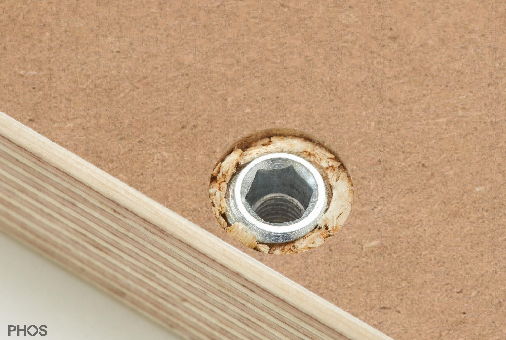 KATI-S2K-120x60L4178 Стол Карлсруэ - письменный стол s2k со столешницей из линолеума - 120 x 60 x 66 см PHOS  - Вид №6