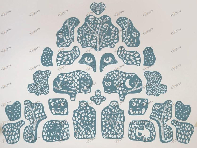 Moustache Клейкое виниловое украшение sun-id-1347831