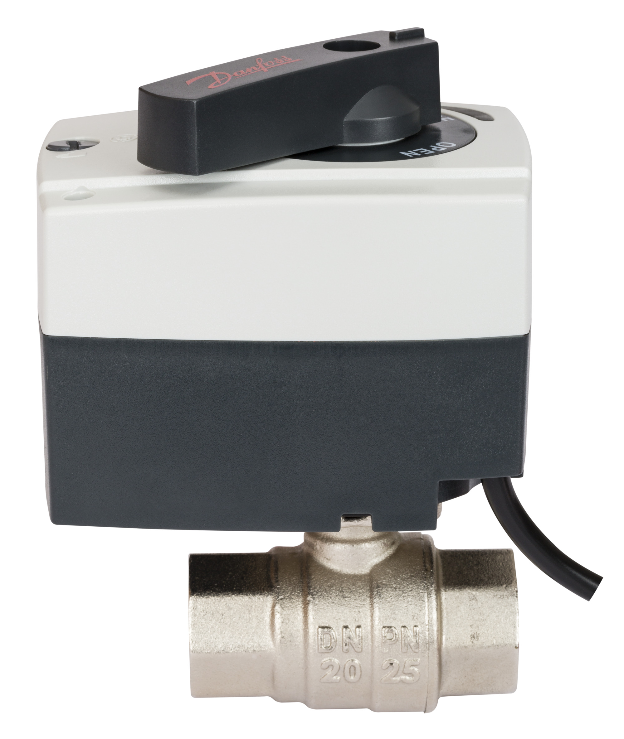 Danfoss Клапаны двухпозиционные шаровые с электроприводом AMZ 112 — проходной, AMZ 113 — трехходовой AMZ 112 кран шар 2х поз Ду40 э/п 230В 082G5410  - Вид №8