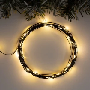 90641907 Электрогирлянда комнатная Luazon lighting 5198348 роса 5 м 50 ламп бесцветный 1 режим работы STLM-0953901