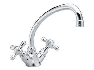 Столешница с одним отверстием кухонный кран с поворотным изливом