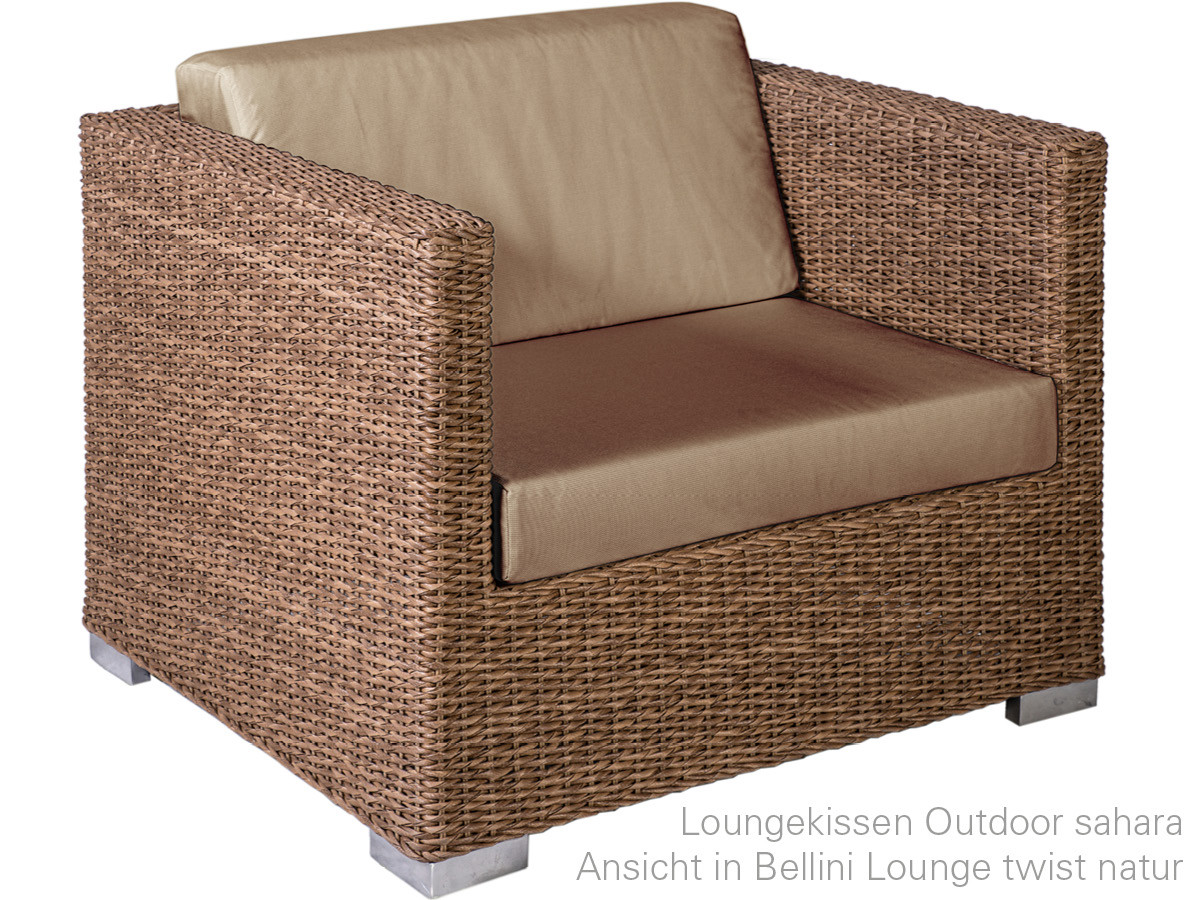 10.00.1424 Подушка сиденья среднего модуля Lounge Outdoor sahara Mbm LONG ISLAND - Вид №5
