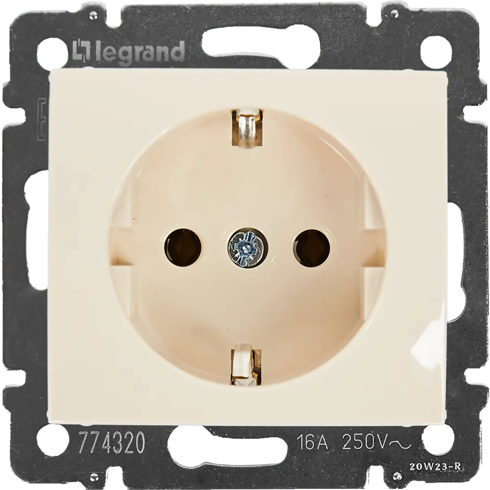 Наб. 6 роз. 2К+З цвет слоновая кость VAL 82616875 STLM-2120777 legrand Valena - Вид №1