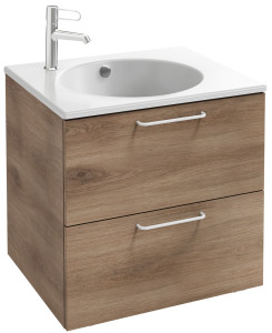 EB2520-R6-N18 Тумба под столешницу 60 см, 2 ящика, белая ручка JACOB DELAFON ODÉON RIVE GAUCHE