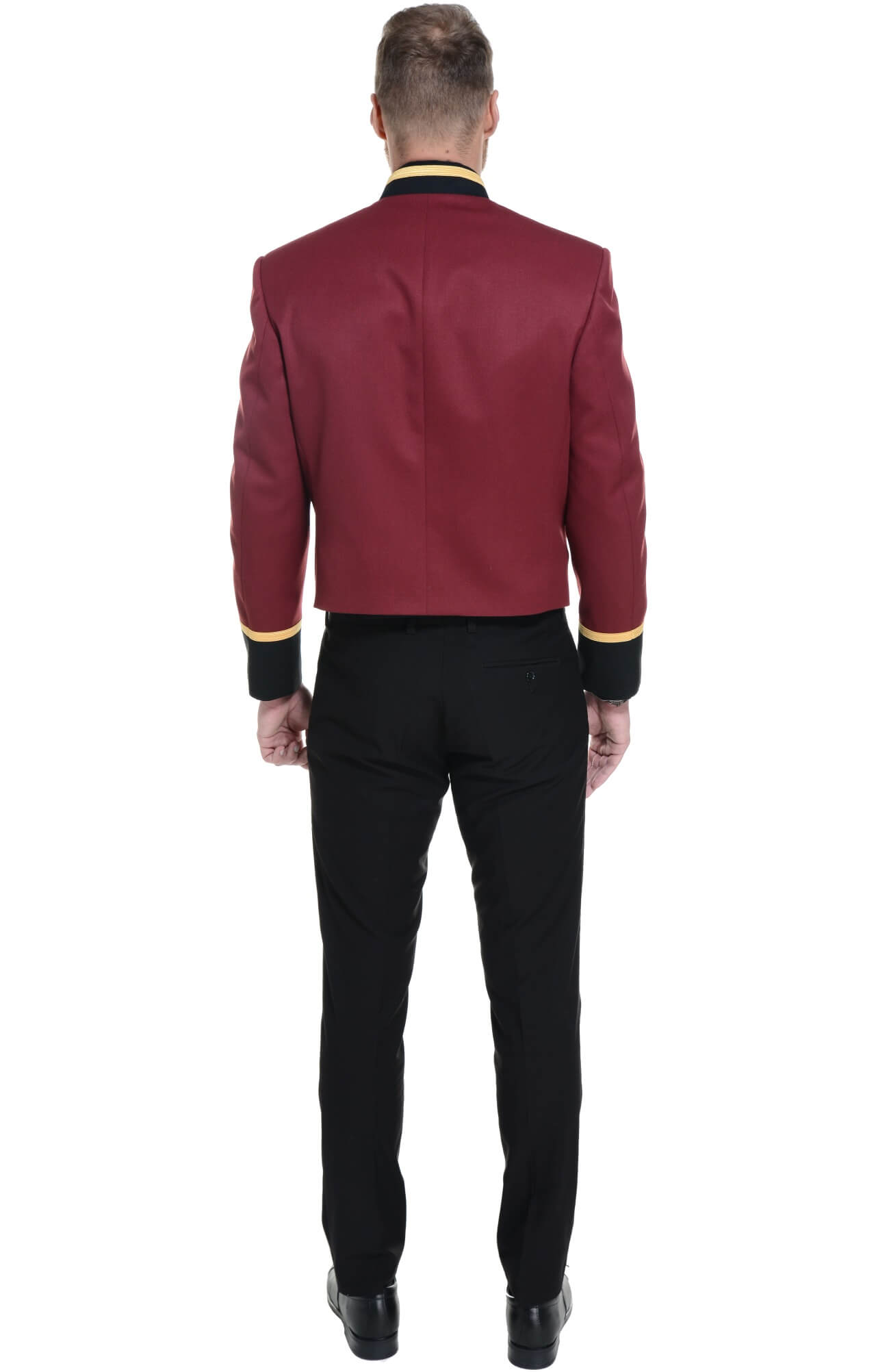 69812 Пиджак укороченный - френч  Швейцар bordeaux El-Risto  Бренд "El-Risto" (Эль Ристо), каталог товаров размер 50/176  - Вид №1