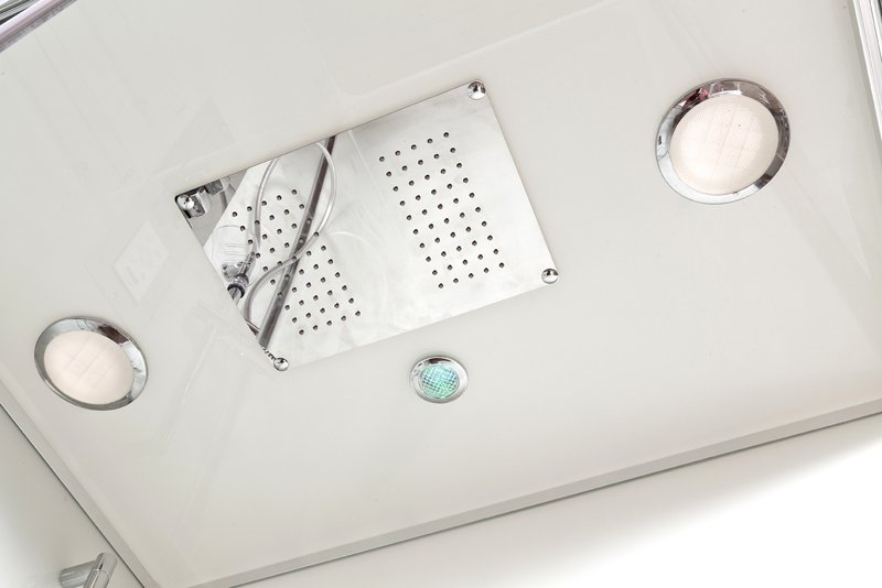 L 801 N с гидромассажем BLACK Душевая кабина DETO Серия L Z120 KERAVA с электрикой - Вид №8