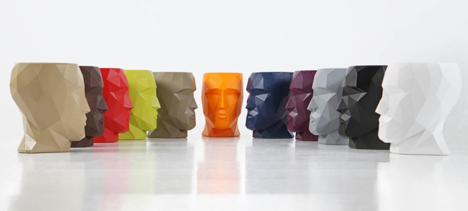 066075 Кашпо Nano матовое фисташковое Vondom Adan - Вид №3