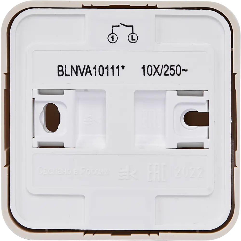 Выключатель накладной Schneider Electric Blanca 1 клавиша цвет бежевый 86724490 STLM-2044969 SYSTEME ELECTRIC - Вид №2