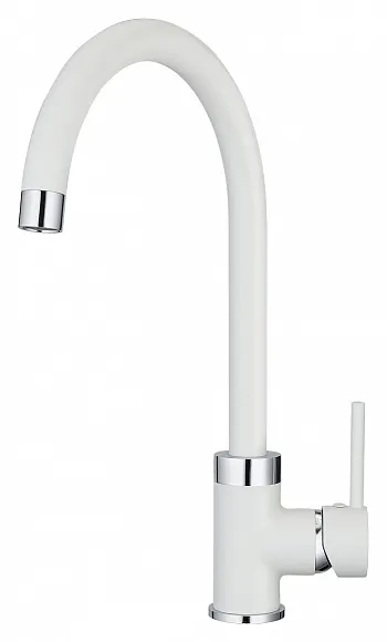 2125, АРКТИК (БЕЛЫЙ), СМЕСИТЕЛЬ КУХОННЫЙ GRANULA 2125-ST97 - Вид №1