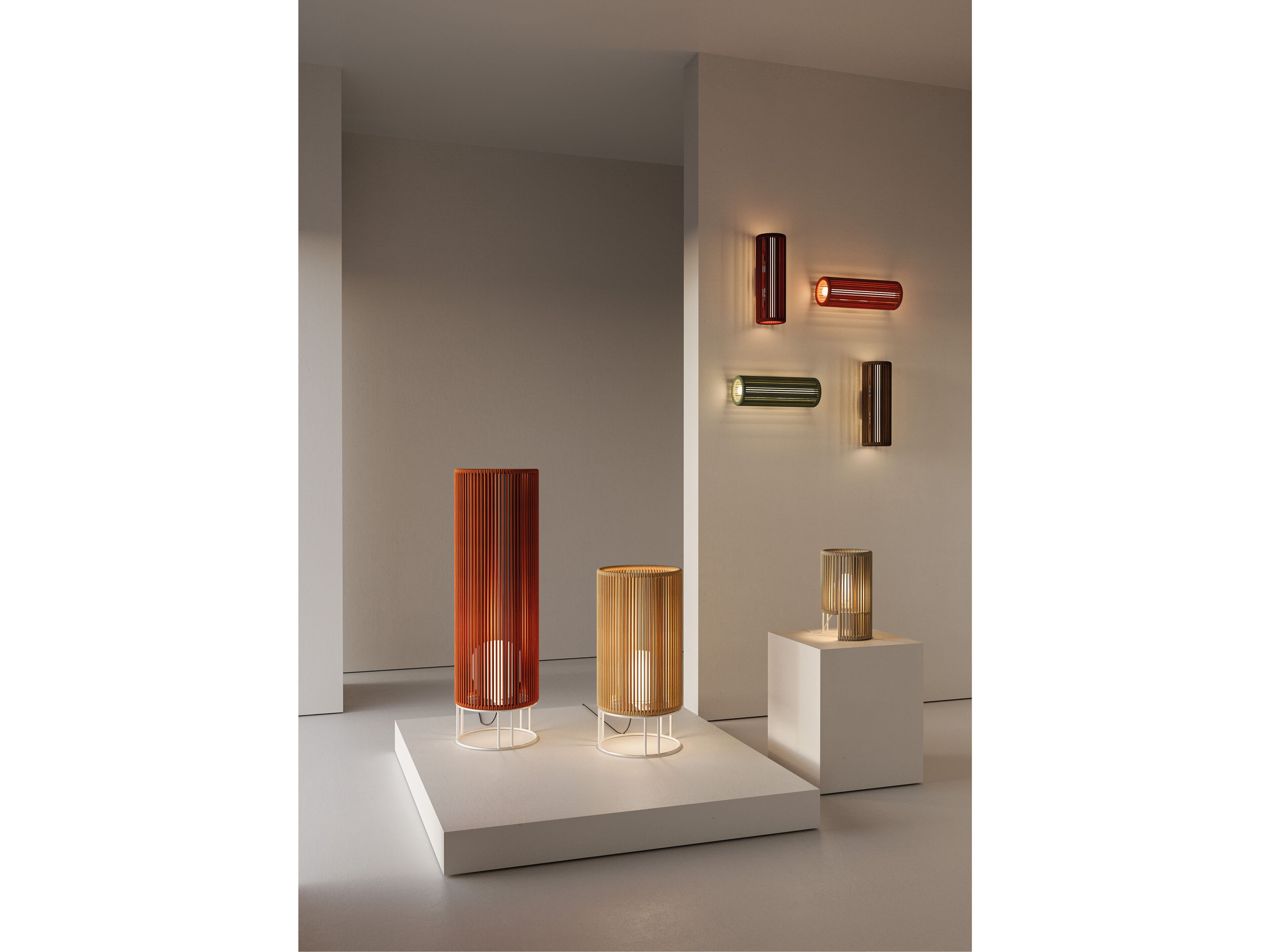 Светодиодный настенный светильник из переработанного металла и веревки Olé Lighting Habe ARCH-00151476 - Вид №2