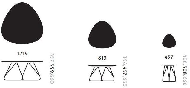 Herman Miller Треугольный металлический журнальный столик Polygon wire sun-id-1500368 - Вид №5